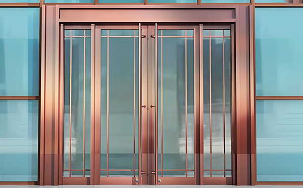 乌苏玻璃地弹门